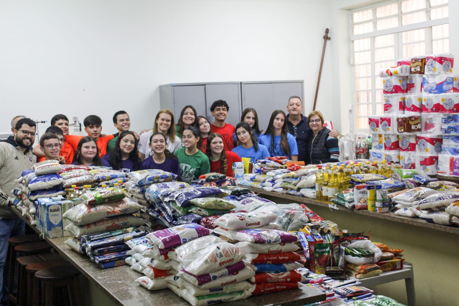 Esporte e recreação unidos a solidariedade